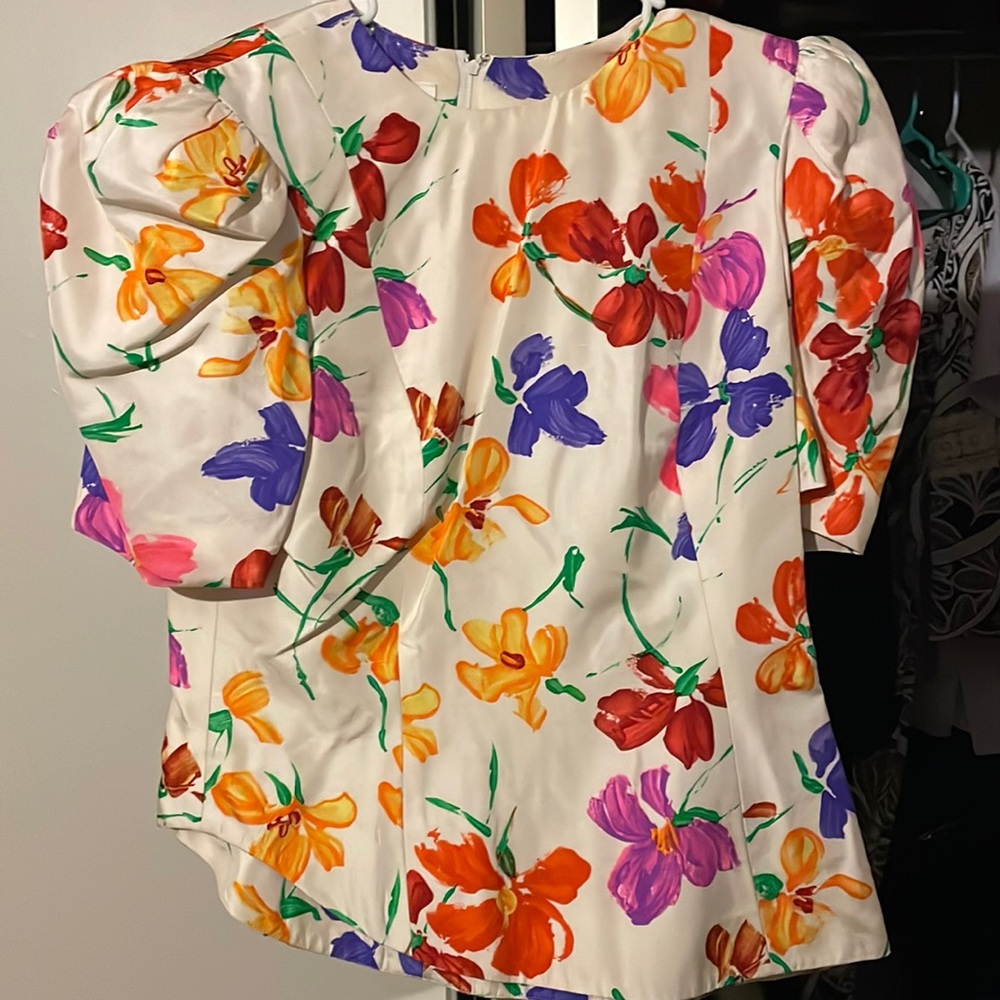 Floral Vintage 2 piece Saks Fifth Avenue Suit
